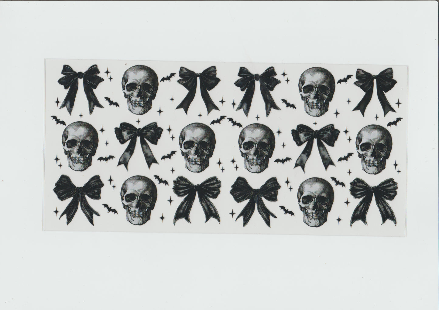Skulls with bows