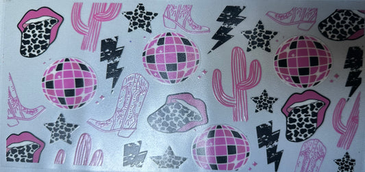 Pink cowboy boots