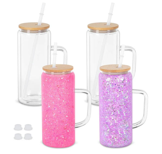 20oz Glass Cup With Handle
