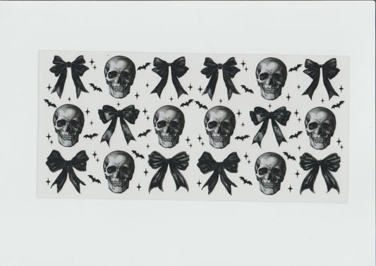 Skulls with bows