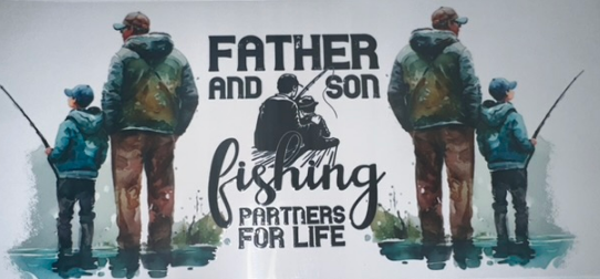 Father son fishing