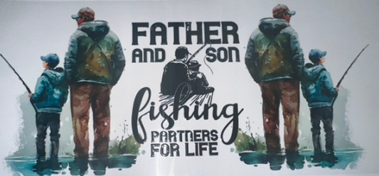 Father son fishing