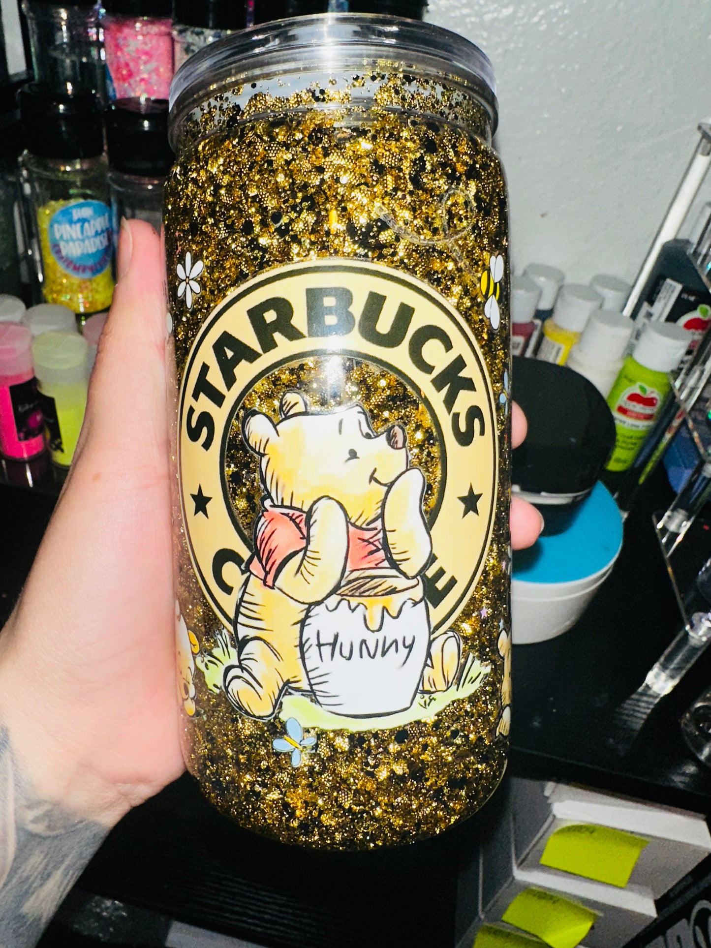 16 oz Pooh bear