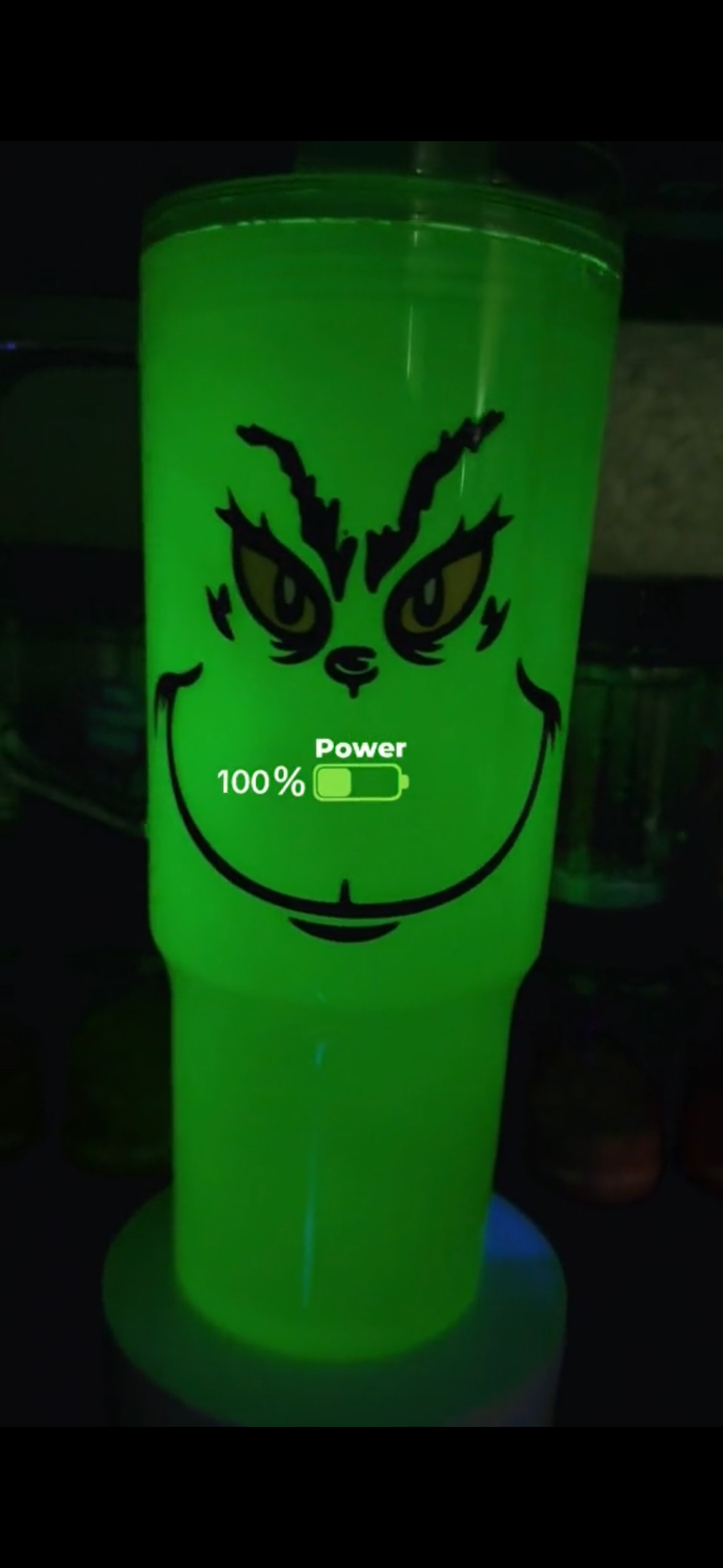 40oz Grinch glow