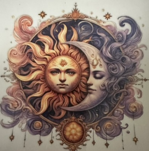 Sun and moon