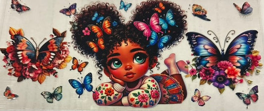 Pretty girl butterflys