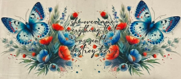 She overcame