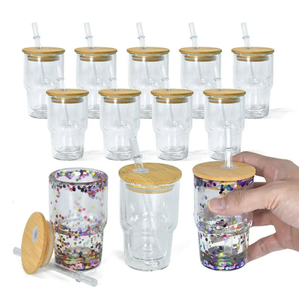 3oz Glass Snow Globe Cup