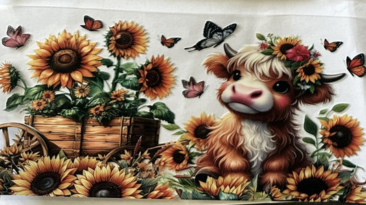 sunflower cow